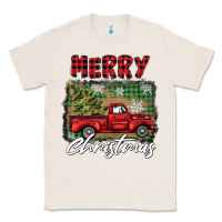 Natural merry christmas truck Classic Tee - BarkalooDesign
