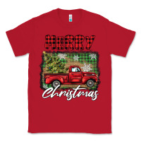 Merry Christmas Truck Classic Tee | Teevron