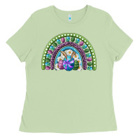 Matcha easter rainbow Ladies Tee - RanaPortraitStore