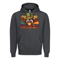 Smoke western thankful thanksgiving turkey Zipper Hoodie - NancyCooperArtShop