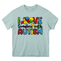 Arona i love someone with autism Heavy Core Tee - Zillion Design Studio