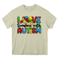 Mossy i love someone with autism Heavy Core Tee - Zillion Design Studio
