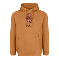 Meerkat Pink Flower Mom Skull Heavyweight Hoodie - Bettercallsaul