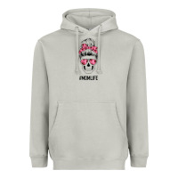 Moon Dust Pink Flower Mom Skull Heavyweight Hoodie - Bettercallsaul