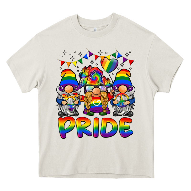 Pride Gnome Heavy Core Tee by BarkalooDesign | Teevron
