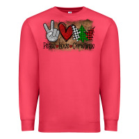 Cardinal Peace Love Christmas Premium Sweatshirt - Bettercallsaul