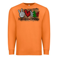 Carrot Peace Love Christmas Premium Sweatshirt - Bettercallsaul