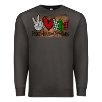 Smoke Peace Love Christmas Premium Sweatshirt - Bettercallsaul