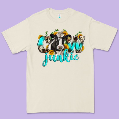 Cow Junkie Premium Tee Designed By Zillion Design Studio