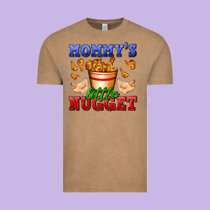 Mommy's Little Nugget Vintage Tee Designed By Adodesignshop
