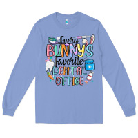 Colony Blue every bunnys favorite dental office Long Sleeve Tee - MaliasSmallBusiness