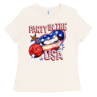 Bone party in the usa billie wilder Ladies Tee - texasbilliewilder