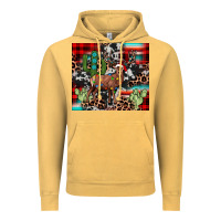 Vintage Mustard christmas reinder Vintage Hoodie - JahusDesignShop