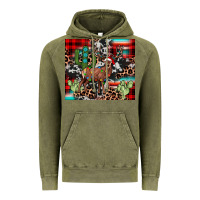 Vintage Olive christmas reinder Vintage Hoodie - JahusDesignShop