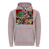 Vintage Zinc christmas reinder Vintage Hoodie - JahusDesignShop