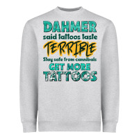 Heather Grey get more tattoos Heavyweight Sweatshirt - NancyCooperArtShop