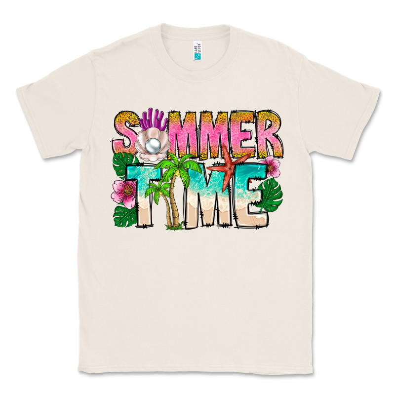 Summer Time Classic Tee by CowhideDigitalArt | Teevron