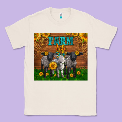Western Baby Sheeps Farm Life Garden Classic Tee Designed By Lillyallendesigns