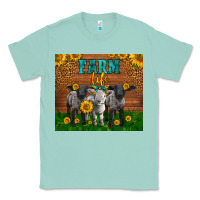 Seafoam Western Baby Sheeps Farm Life Garden Classic Tee - LillyAllenDesigns