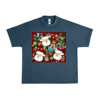 Midnight Navy santa christmas Urban Heavy Tee - AdoDesignShop