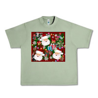 Oil Green santa christmas Urban Heavy Tee - AdoDesignShop