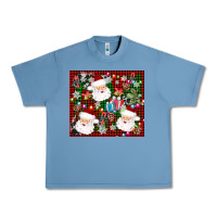 Pebble Blue santa christmas Urban Heavy Tee - AdoDesignShop