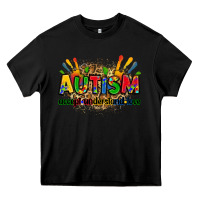 Black autism accept understand love Heavy Core Tee - Zillion Design Studio