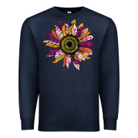 Navy Sunflower Premium Sweatshirt - Bettercallsaul