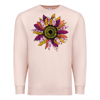 Pale Pink Sunflower Premium Sweatshirt - Bettercallsaul