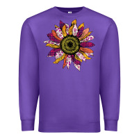 Purple Sunflower Premium Sweatshirt - Bettercallsaul