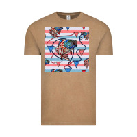 Vintage Coffee american flag bass Vintage Tee - BundleAndBundleShop
