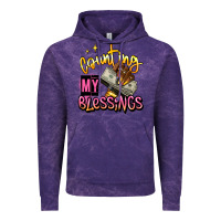 Cloud Purple counting my blessings afro hands Vintage Hoodie - RanaPortraitStore