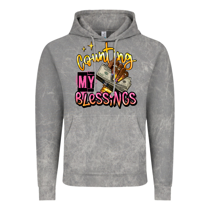 Counting My Blessings Afro Hands Vintage Hoodie by RanaPortraitStore | Teevron