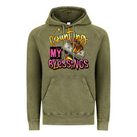 Vintage Olive counting my blessings afro hands Vintage Hoodie - RanaPortraitStore