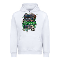 White Sorry can't Soccer bye Urban Hoodie - HowdyJamesFarm