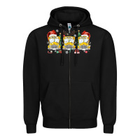 Black christmas school bus Zipper Hoodie - MaliasSmallBusiness