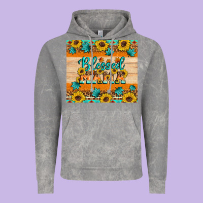 Blessed Mama Vintage Hoodie Designed By Artiststas