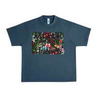 Midnight Navy just a girl who loves christmas Urban Heavy Tee - AdoDesignShop