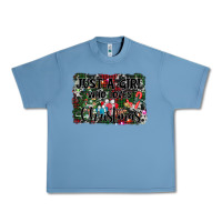 Pebble Blue just a girl who loves christmas Urban Heavy Tee - AdoDesignShop