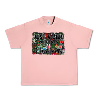 Salmon just a girl who loves christmas Urban Heavy Tee - AdoDesignShop