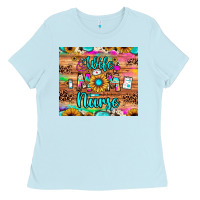 Baby Blue wife mom nurse Ladies Tee - JahusDesignShop