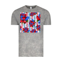 Cloud Rock patriotic roses Vintage Tee - BundleAndBundleShop