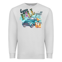 Dove Grey Happy Fall YALL Pumpkin Truck Shirt Premium Sweatshirt - Bettercallsaul