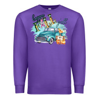 Purple Happy Fall YALL Pumpkin Truck Shirt Premium Sweatshirt - Bettercallsaul