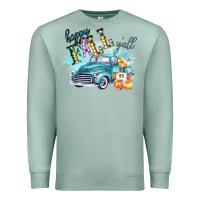 Seafoam Happy Fall YALL Pumpkin Truck Shirt Premium Sweatshirt - Bettercallsaul