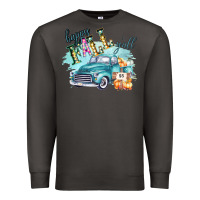 Smoke Happy Fall YALL Pumpkin Truck Shirt Premium Sweatshirt - Bettercallsaul