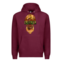 Burgundy do it for the culture Premium Hoodie - NancyCooperArtShop