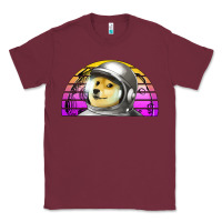 Burgundy dogecoin to the mars Classic Tee - Jasminsmagicworld