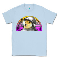 Dusty Blue dogecoin to the mars Classic Tee - Jasminsmagicworld