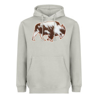 Moon Dust Cowhide Bison Silhouette Heavyweight Hoodie - Bettercallsaul